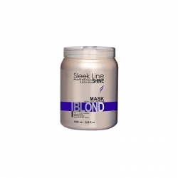 STAPIZ - MASKA SLEEK LINE DO WŁOSÓW BLOND, SIWYCH I ROZJAŚNIANYCH 1L